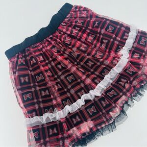 Disney Minnie Mouse Plaid Skirt